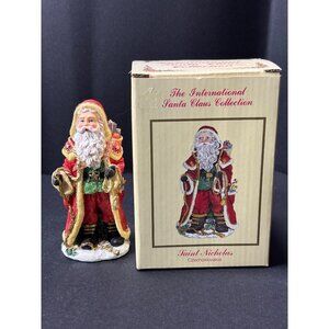 The International Santa Claus Collection Saint Nicholas Figurine Czechoslovakia